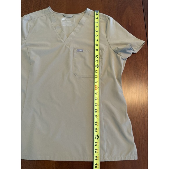 FIGS Scrub Top Women's Large Light Oak Fionlite Catarina W21SW1054 Nurse Medical - Picture 5 of 8